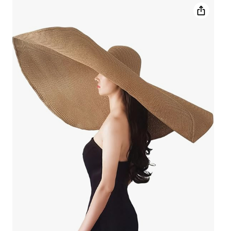 Oversized Beach Straw Hats for - Hat Floppy Wide recension och pris