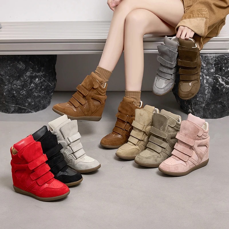 Women Ankle Boots Genuine Leat - Wedge Espadrille Women recension och pris