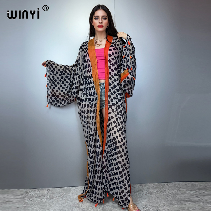 WINYI summer outfit kimono Ame - Cover Up Kaftan recension och pris