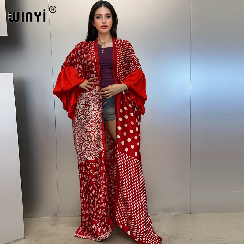 WINYI Summer Kimono party dres - Cover Up Kaftan recension och pris