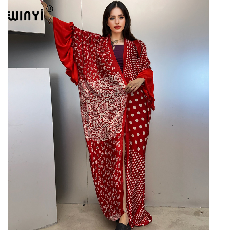 WINYI Summer Kimono party dres - Cover Up Kaftan recension och pris