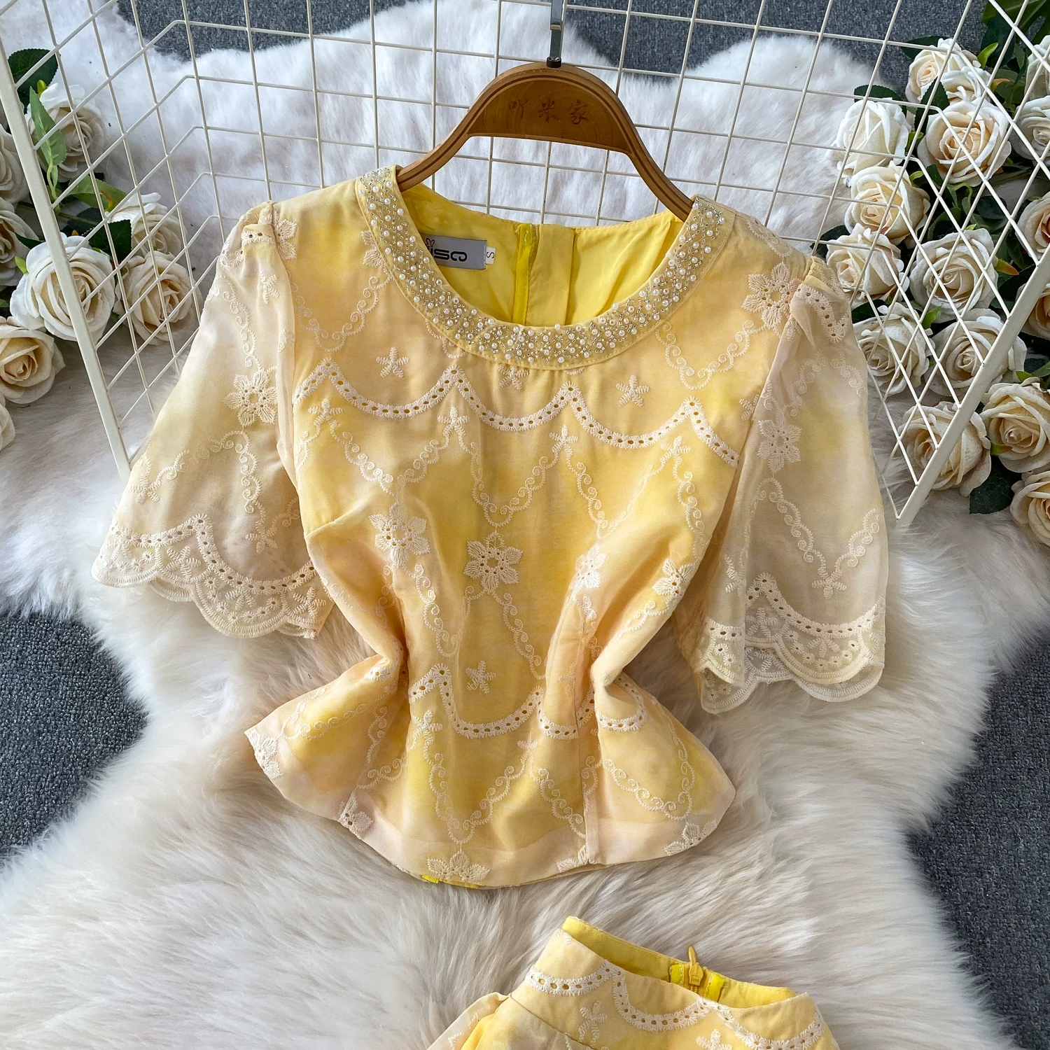 Vintage Boho Floral Crochet La - Crop Top Crochet recension och pris