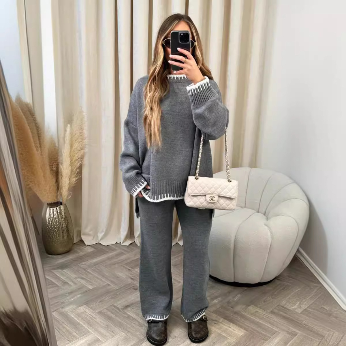 Women Wide Leg Pant Sets Two P - Linen Pant Wide recension och pris
