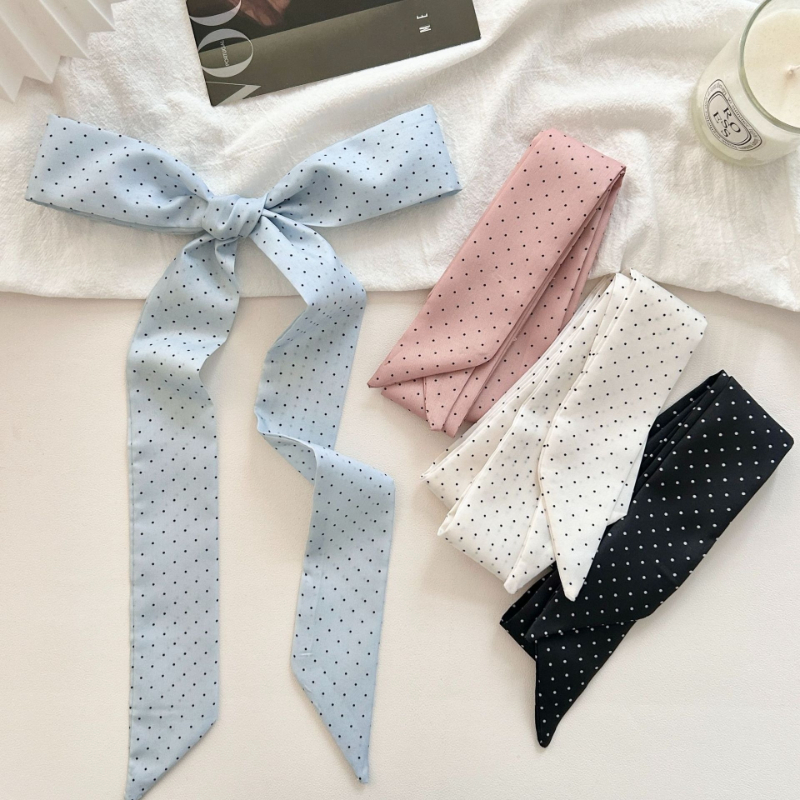 130cm Long Scarf Luxury Ribbon - Headband Summer Knit recension och pris