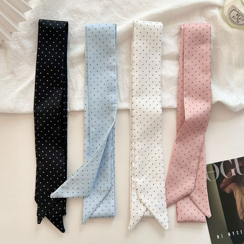 130cm Long Scarf Luxury Ribbon - Headband Summer Knit recension och pris