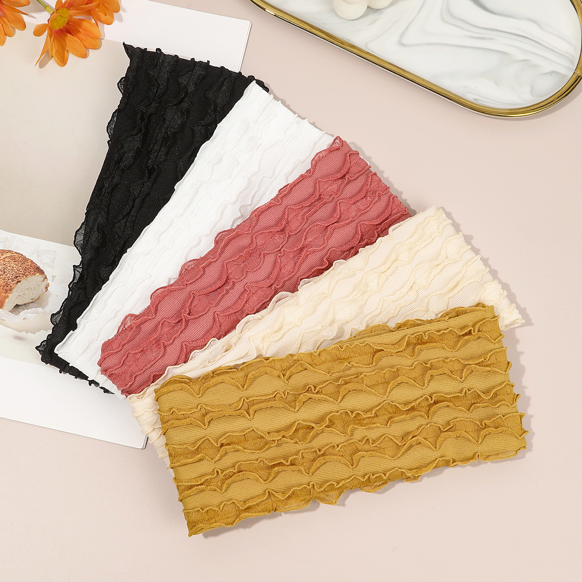 Elastic Knitted Lace Hairband  - Headband Summer Knit recension och pris