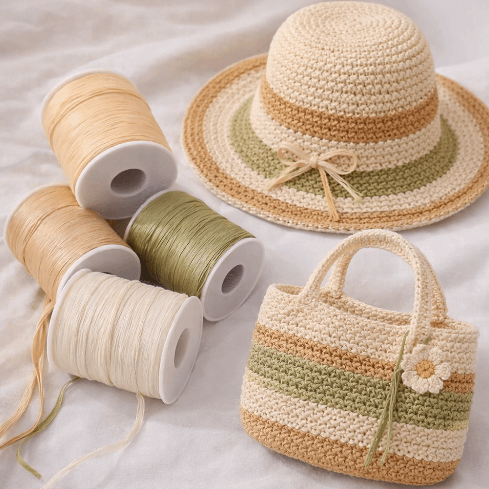 High Quality Premium Quality 1 - Crochet Bag Raffia recension och pris