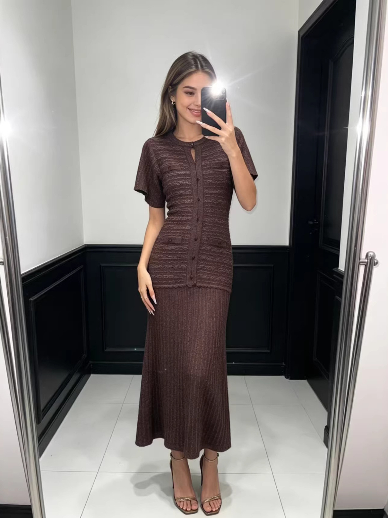 Knitted Slim Maxi Dress Women  - Linen Dress Wrap recension och pris