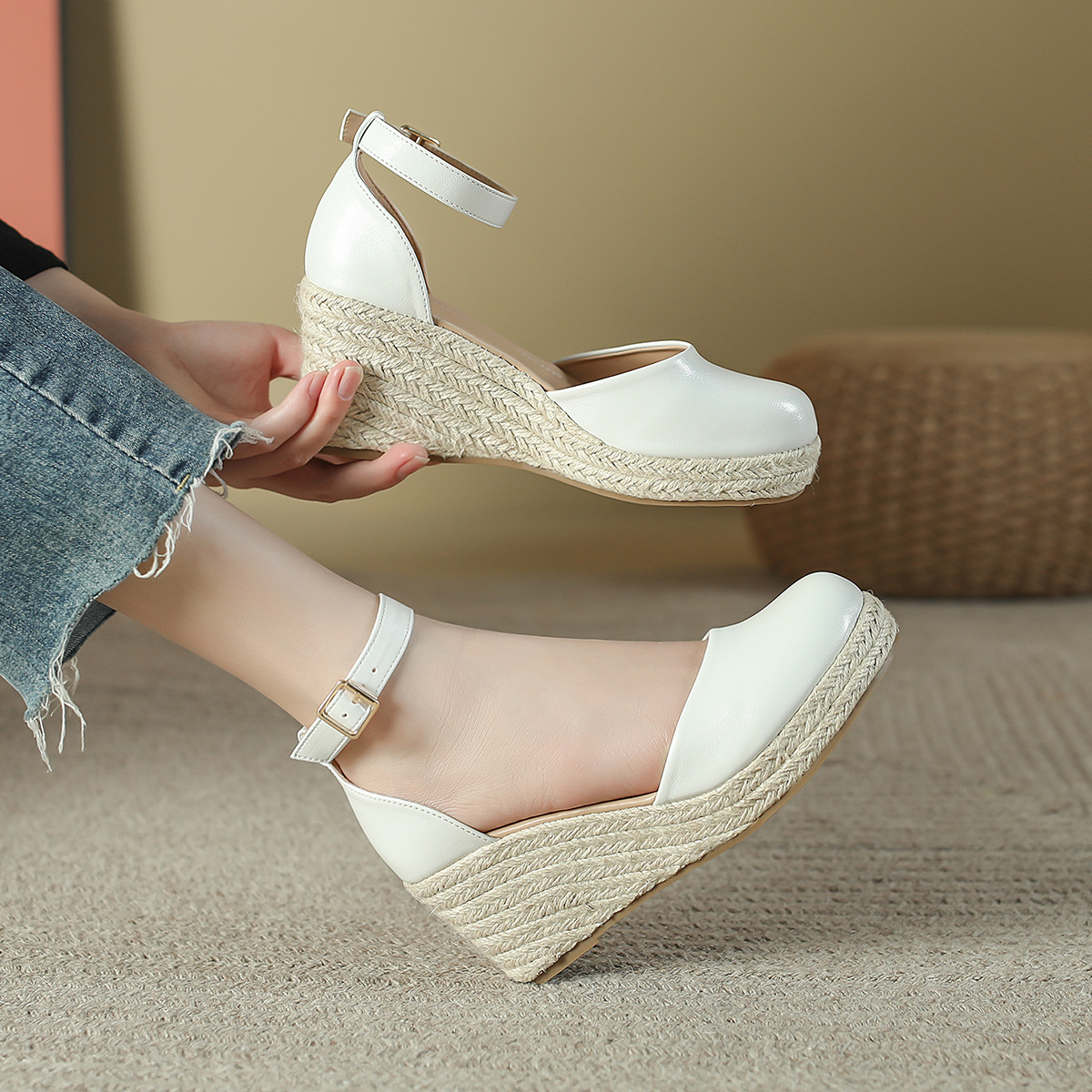 Women's Espadrille Wedge Sanda - Wedge Espadrille Women recension och pris