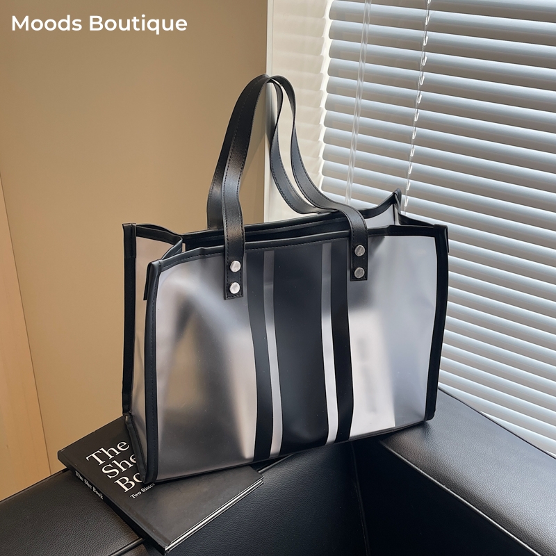 2025 Summer Hot Transparent Sh - Tote Bag Beach recension och pris