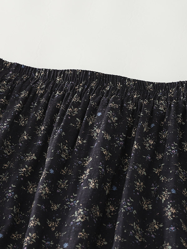 High Waist Floral Print Midi S - Midi Skirt Floral recension och pris